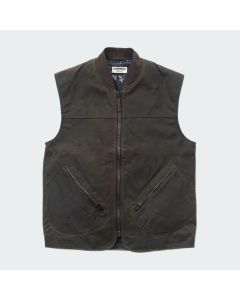 DMD Gilet Olive Waxed Cotton Man
