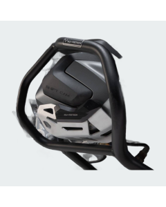 CYLINDER GUARD. BLACK/SILVER. BMW R 1250 GS, R 1250 R.