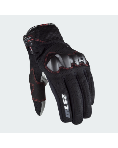 LS2 CHAKI MAN GLOVES BLACK